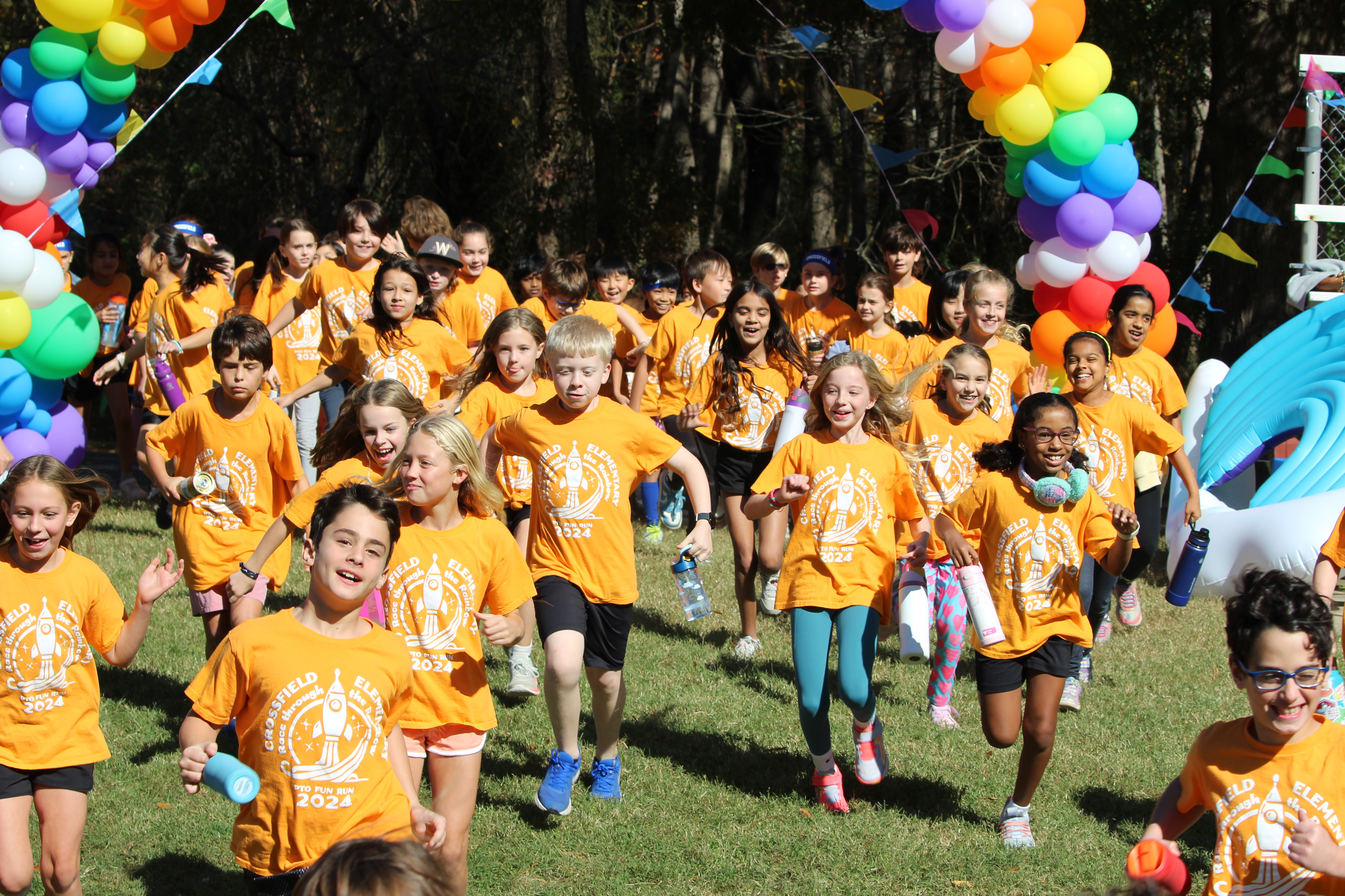 kids at fun run